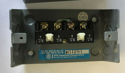 ITE H112G1 PUSH BUTTON CONTROL 600VAC2