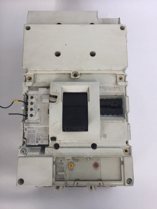 MOELLER NZMH4-AE CIRCUIT BREAKER 1200A 600VAC NZM4-XUHIV20 24VDC NZM H4-AE0