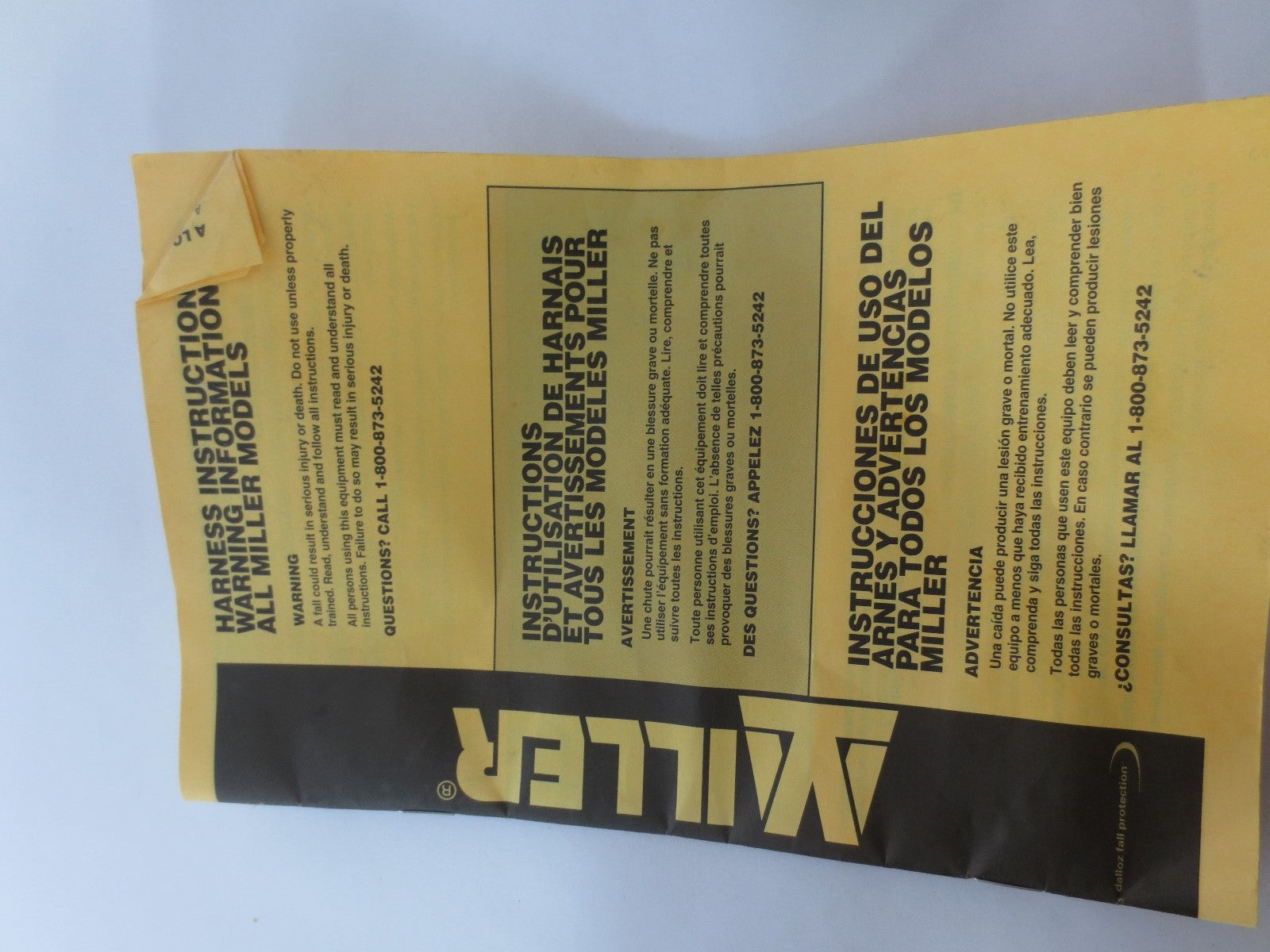 MILLER 851 / 18566552019 UNIVERSAL NYLON DURAFLEX HARNESS - NEW SURPLUS3