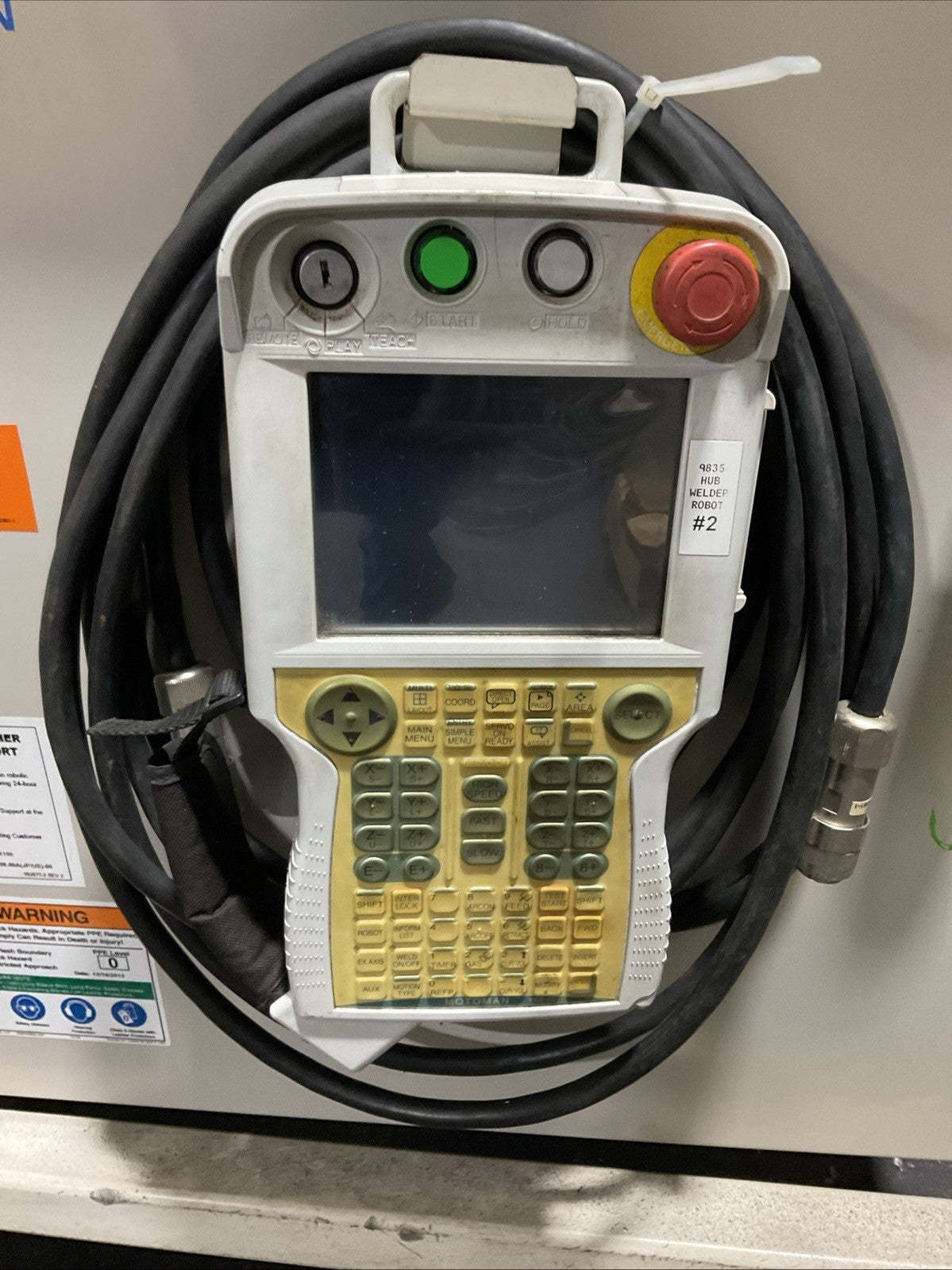 YASKAWA YR-MH00005-E10 WELDING DX100/MH5 TYPE ERDR-MH00005-B32 3PH 480V 50/60HZ14