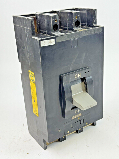 SQUARE D - LHL36250 SER. 3-MOLDED CASE CIRCUIT BREAKER -250 AMP, 3 POLE, 600 VAC0