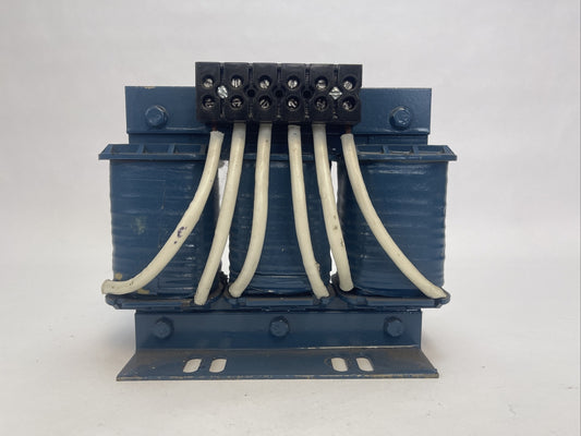 MTE RL-03503 3 PHASE REACTOR 600V 50/60HZ 1.2mH 35 AMPS AC Ith=52.5A0
