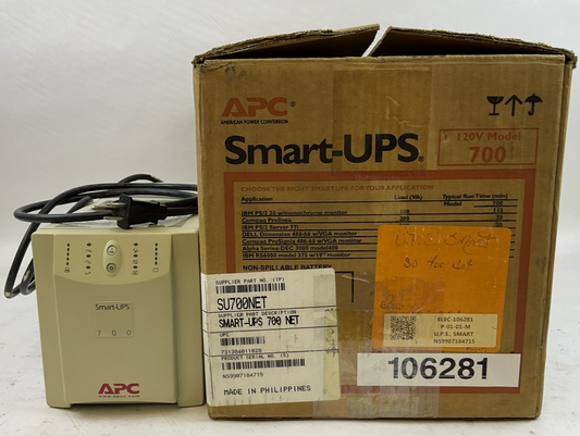APC SMART-UPS SU700NET POWER SUPPLY 120VAC0