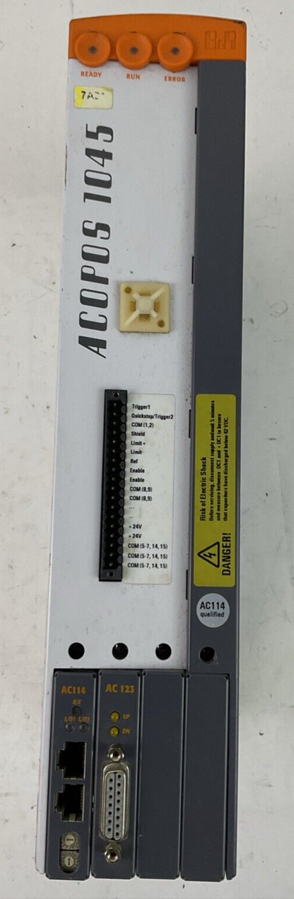 B&R ACOPOS 1045 8V1045.00-2 REV VA SERVO DRIVE 8AC123.60-1 REV E0 8AC114-60.20