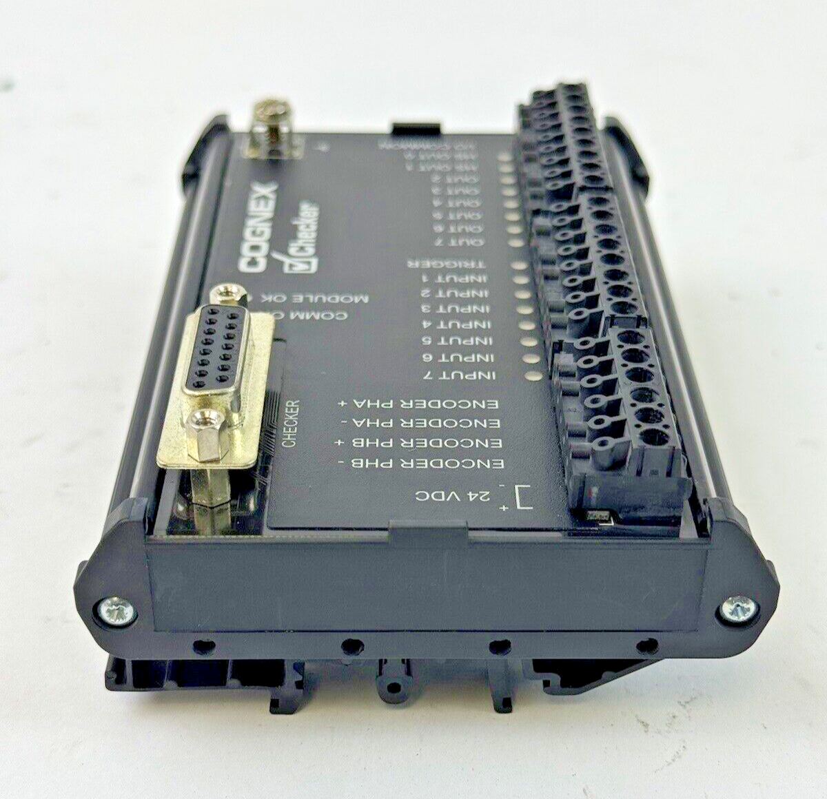 COGNEX - CKR-200-10B0X REV. C - CHECKER MODULE - 900-9012-1R - INPUT 22-26 V5