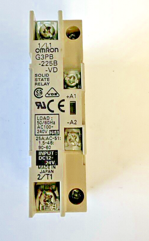 OMRON G3PB-225B-VD SOLID STATE RELAY 50/60HZ 25A 240VAC0