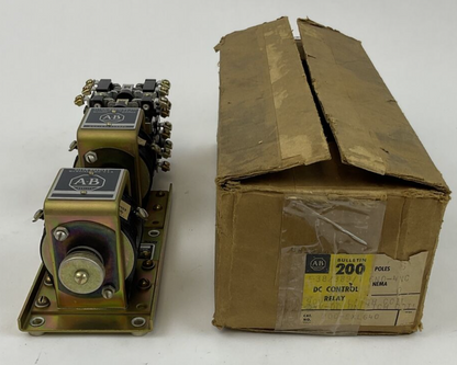 ALLEN BRADLEY  200-EXL640 DC CONTROL RELAY 10A 230V EXL6400
