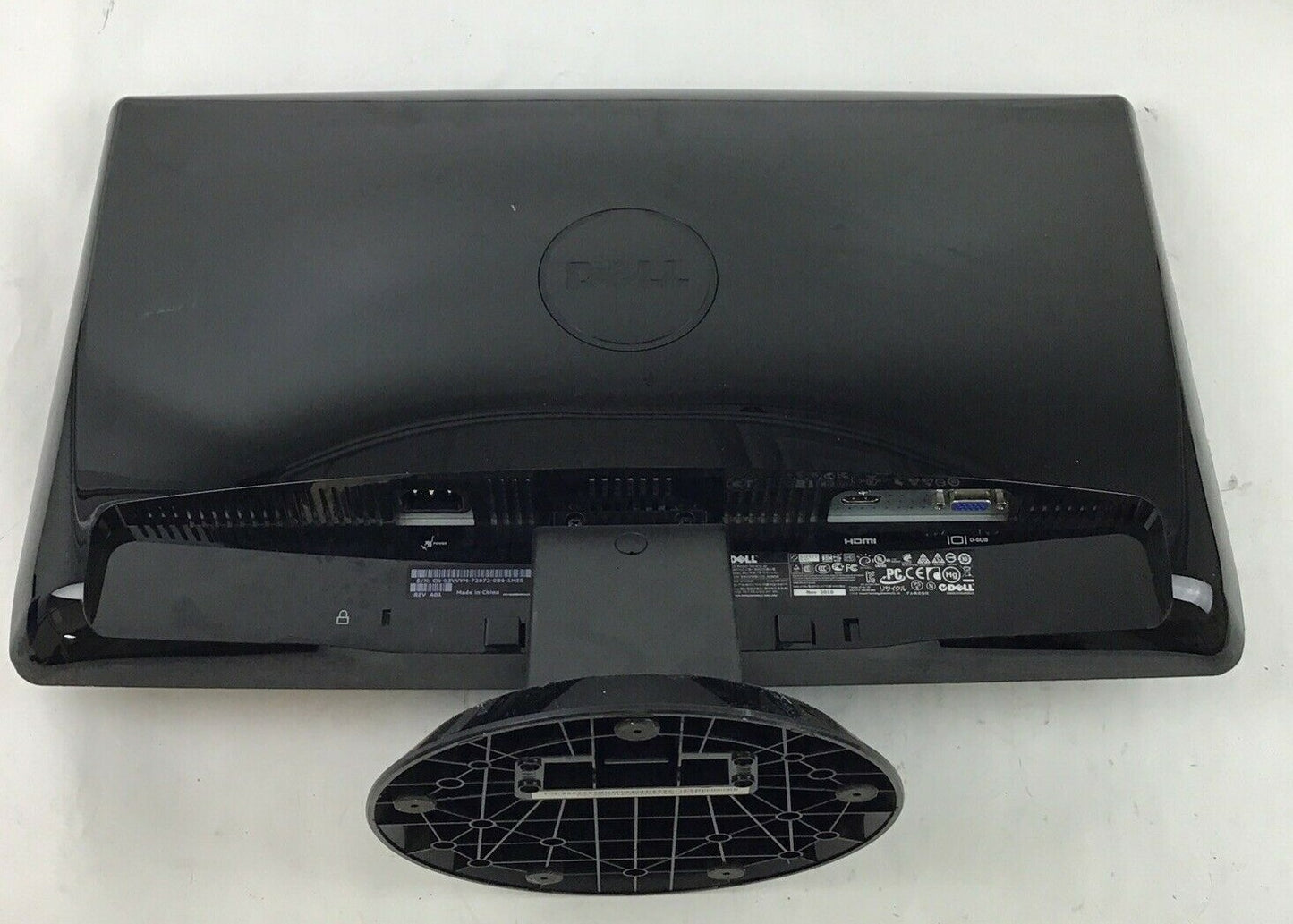 DELL ST2010F LCD MONITOR 20" 100-240VAC 50/60HZ 1.5A 2