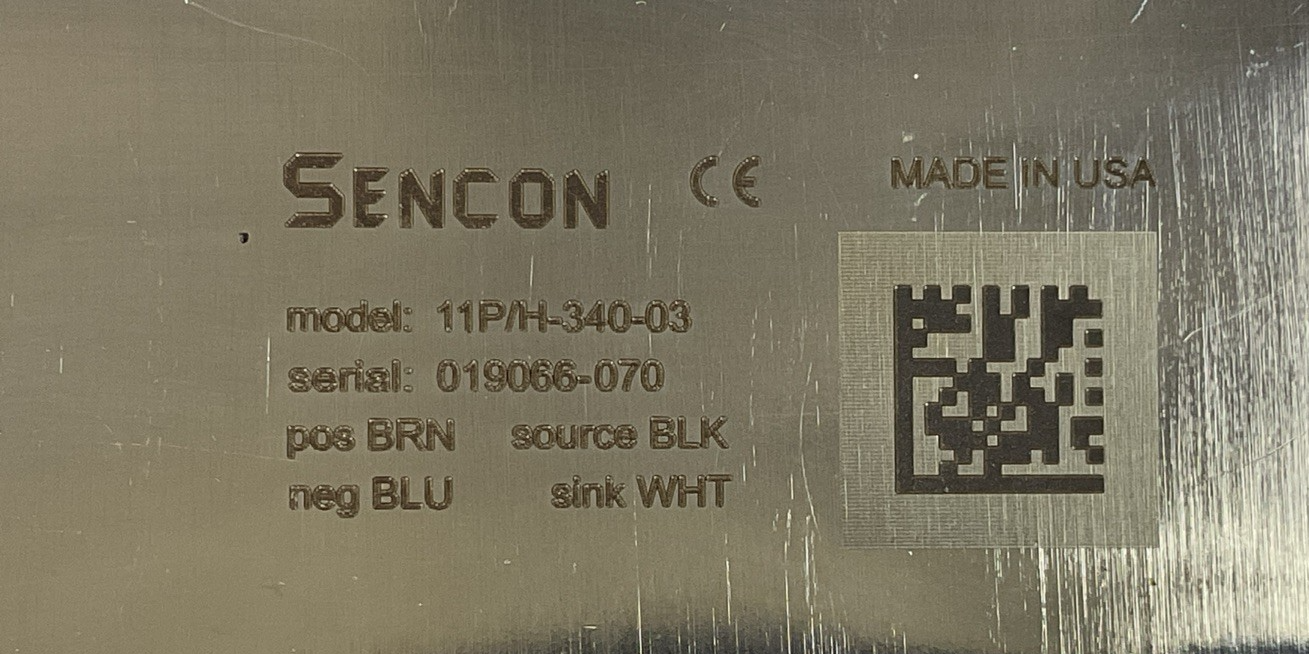 SENCON 11P/H-340-03 SENSOR1