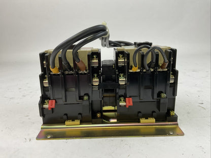 MITSUBISHI REVERSING CONTACTOR S-K35 60A COIL 200V1