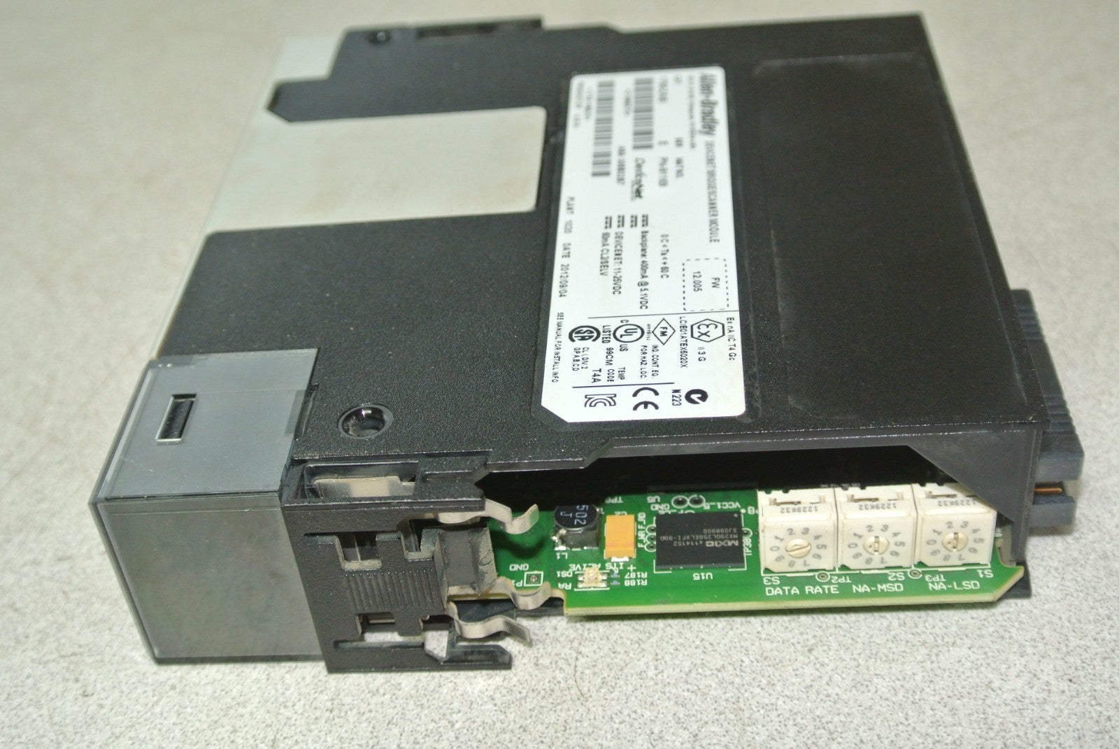 ALLEN-BRADLEY 1756-DNB DEVICENET BRIDGE / SCANNER MODULE - SERIES E7