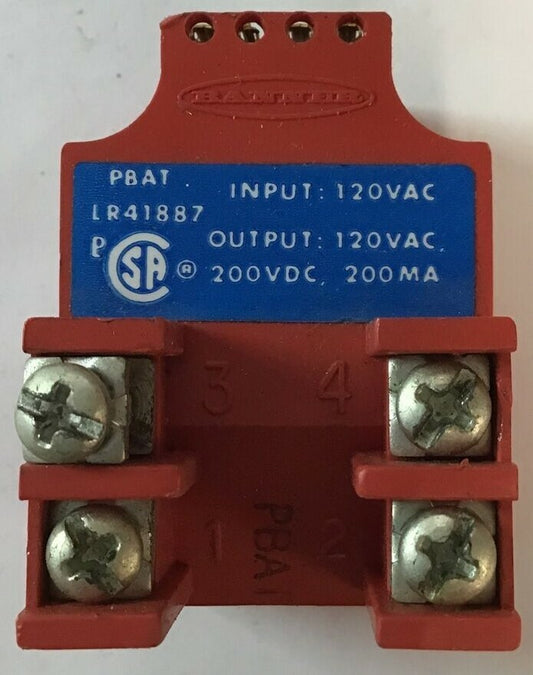 BANNER PBAT POWER BLOCK 120VAC 200VDC 0