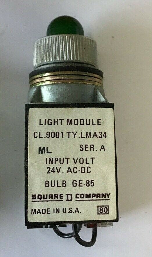 SQUARE D LRPA34 SER.A PILOT LIGHT 24VAC/DC ***LOTOF2***2