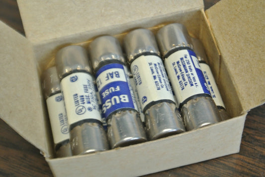 LOT of 9 / BUSS / BUSSMANN BAF-12 FUSE / 12A / 250V / NEW SURPLUS / BAF 120