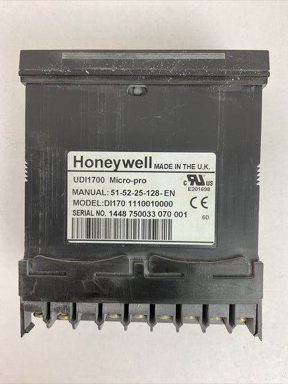 HONEYWELL UDI1700 MICRO-PRO DI170 1110010000 DIGITAL PANEL INDICATOR1