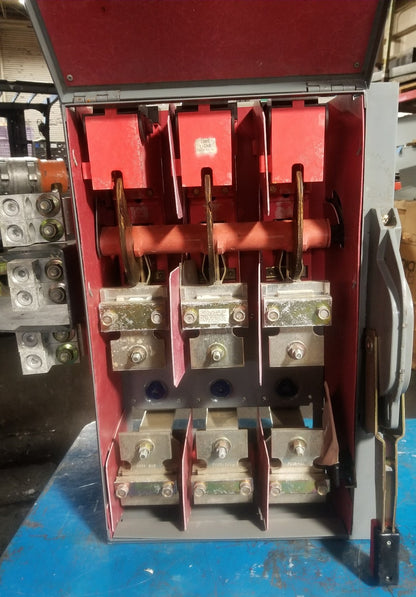 SQUARE D QMB QMB365MW 400 AMP 600V FUSIBLE PANELBOARD SWITCH 4