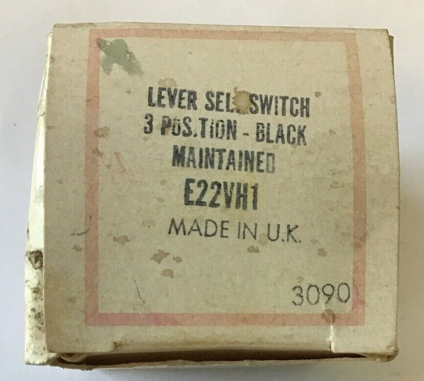 CUTLER HAMMER LEVER SELECTOR 3POS W/CUTLER HAMMER E22D 1