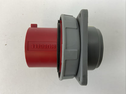 HUBBELL HBL530B7W FLANGED INLET WATERTIGHT PIN & SLEEVE 30A 277/480VAC 3 PHASE 3