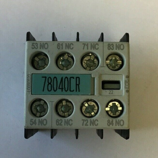 Siemens Auxiliary Switch Block 3RH1911-1FA22***LOTOF6***0