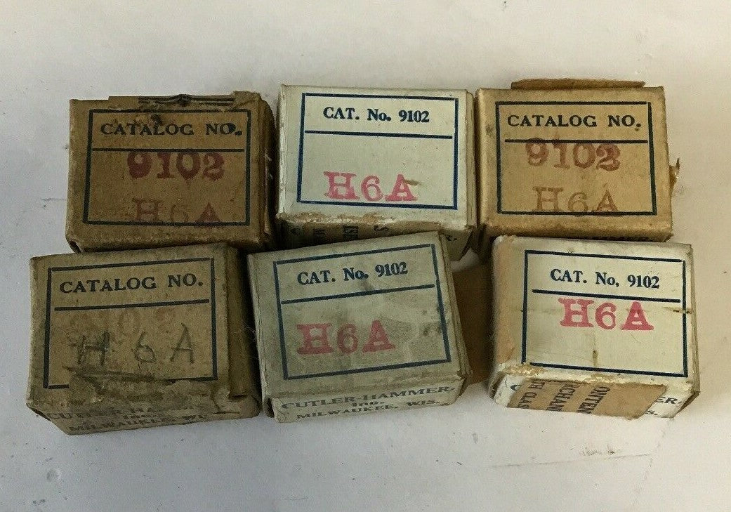 CUTLER HAMMER 9102 H6A 1.4AMP HEATER****LOTOF6****0