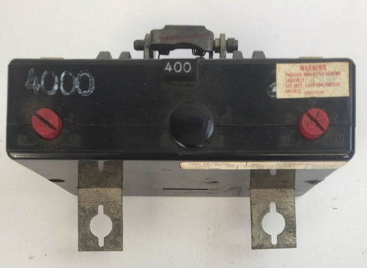 WESTINGHOUSE 68E6080 AB TRIP UNIT 400AMP 2POLE INST TRIP 2000-4000A0