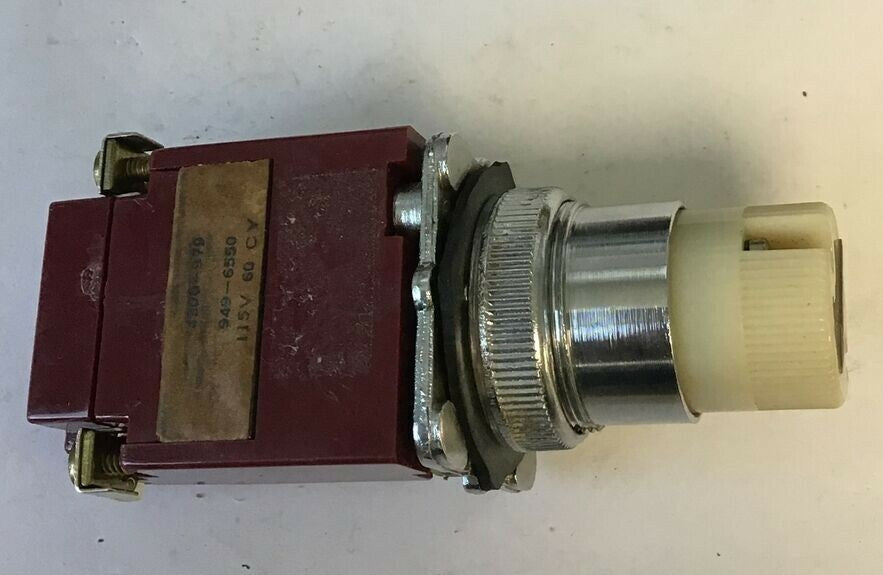  REES 4300-979 SELECTOR KNOB 949-6550 WHITE KNOB 115V 60CY6