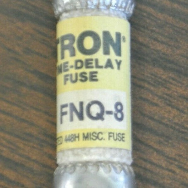 LOT of 3 / BUSS FNQ8 TIME-DELAY FUSE 8A / 500V / NEW SURPLUS / FNQ-81