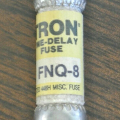 LOT of 3 / BUSS FNQ8 TIME-DELAY FUSE 8A / 500V / NEW SURPLUS / FNQ-81