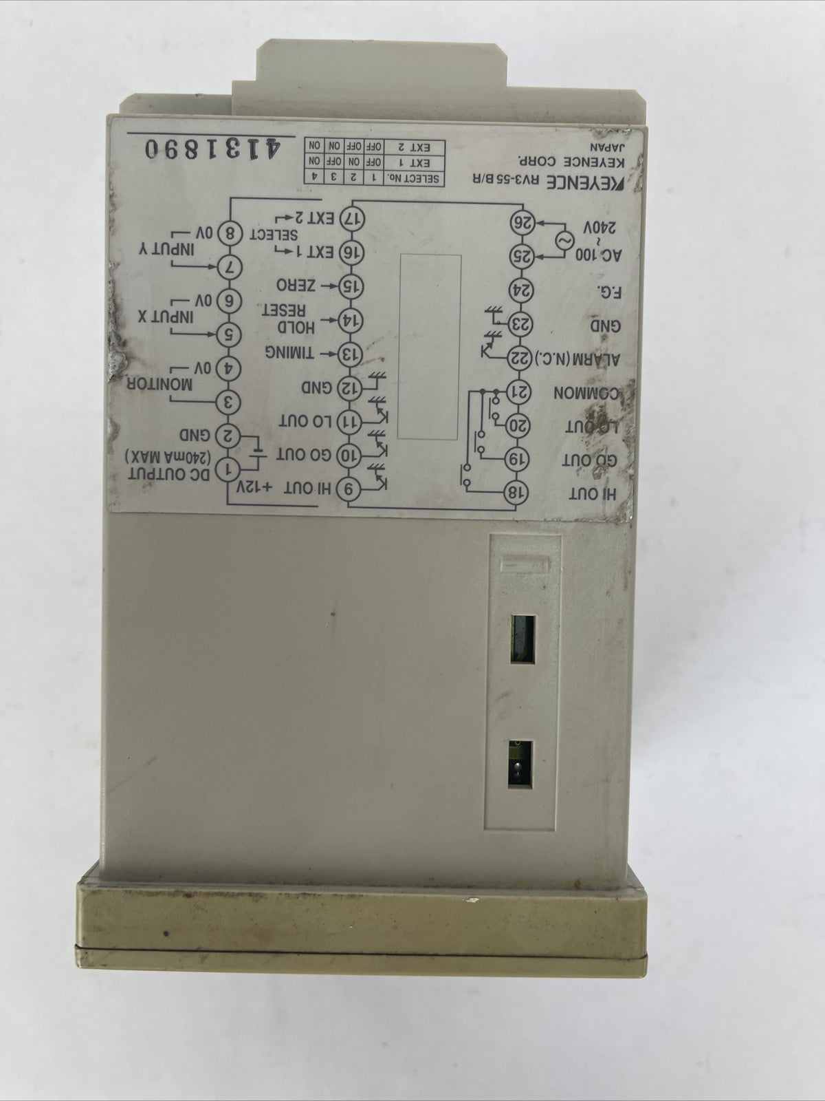 KEYENCE RV3-55R MULTI FUNCTIONAL DIGITAL CONTROL 100/240VAC2