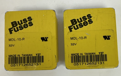BUSSMANN MDL-10-R FUSE 32V (LOT OF 10)1