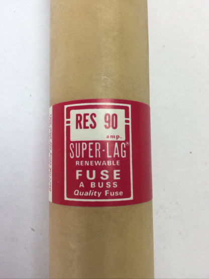 BUSSMANN RES90 SUPER-LAG RENEWABLE FUSE 90AMP 600V2
