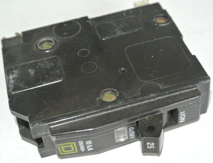 SQUARE D 25A CIRCUIT BREAKERS - LOT of 2 - 120/240V - 0