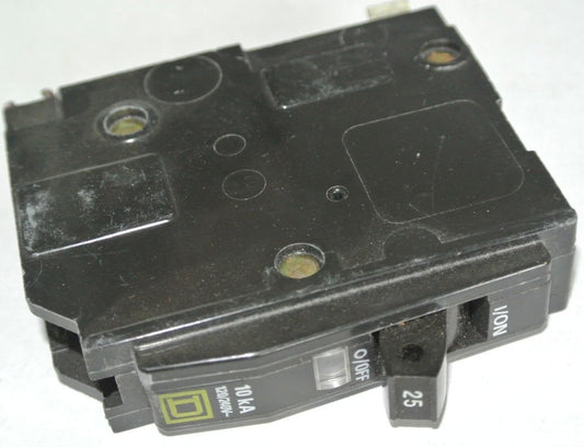 SQUARE D 25A CIRCUIT BREAKERS - LOT of 2 - 120/240V - 0