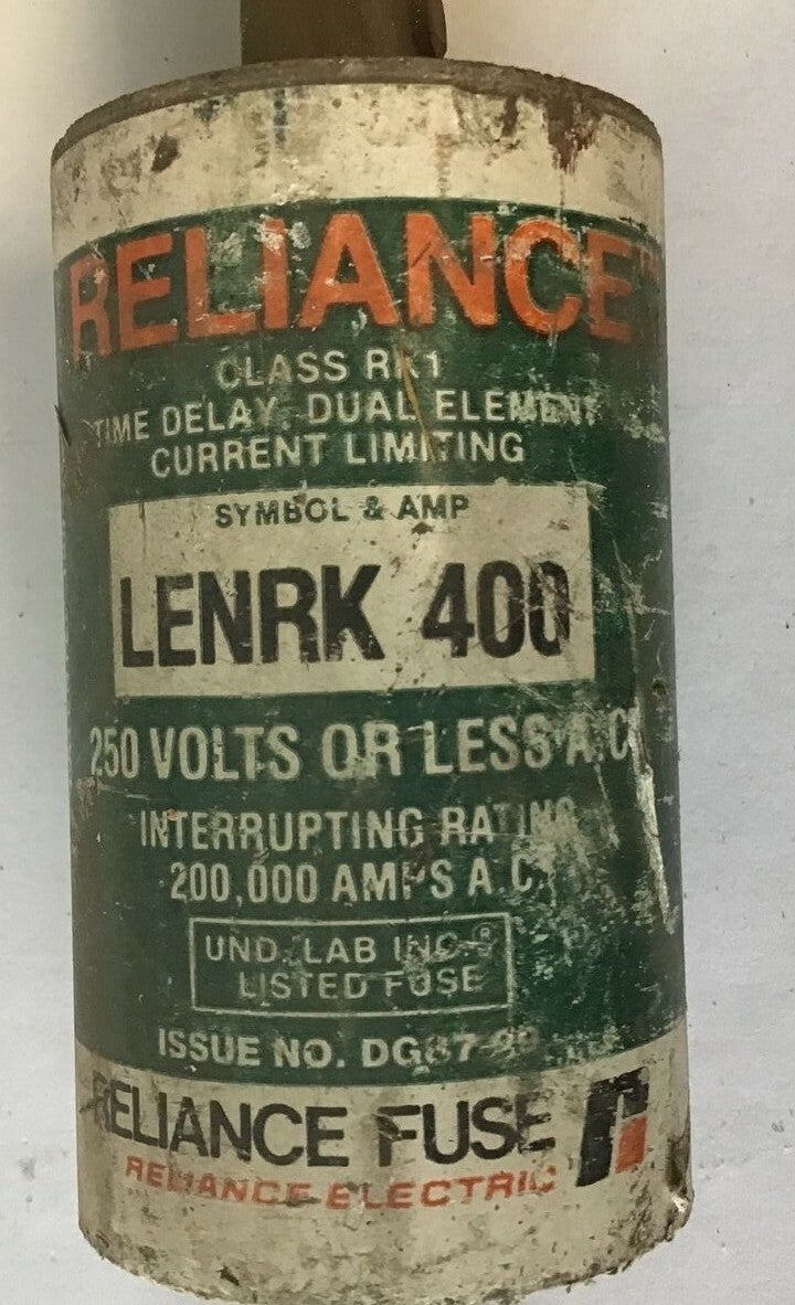 RELIANCE LENRK 400 FUSE 400A 250VAC CLASS RK1 ****LOTOF2***2