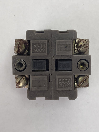 IDEC B-LB CONTACT BLOCK 10A 600VAC0