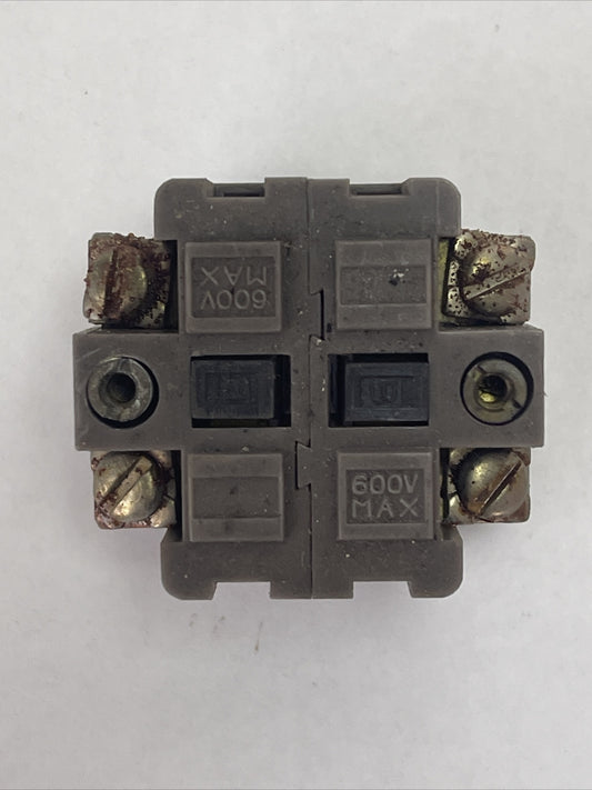 IDEC B-LB CONTACT BLOCK 10A 600VAC0