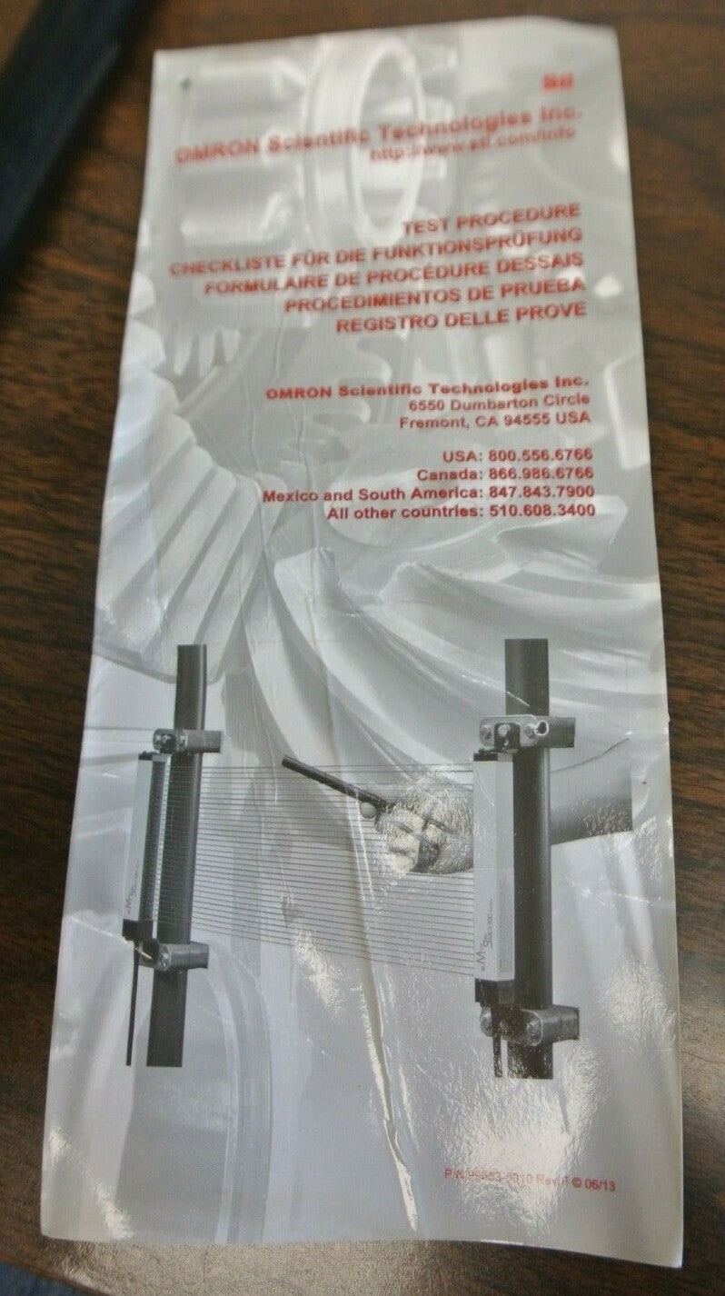 OMRON / Sti 42800-0110 TEST OBJECT / TEST PIECE w/ INSTRUCTIONS / NEW SURPLUS3