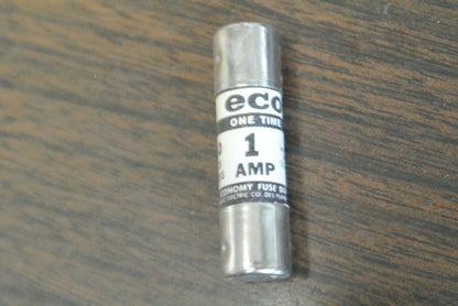 LOT of 7 / ECONOMY / ECO / FPE MOL-1 MIDGET FUSE / 1A / 250V /  MOL12