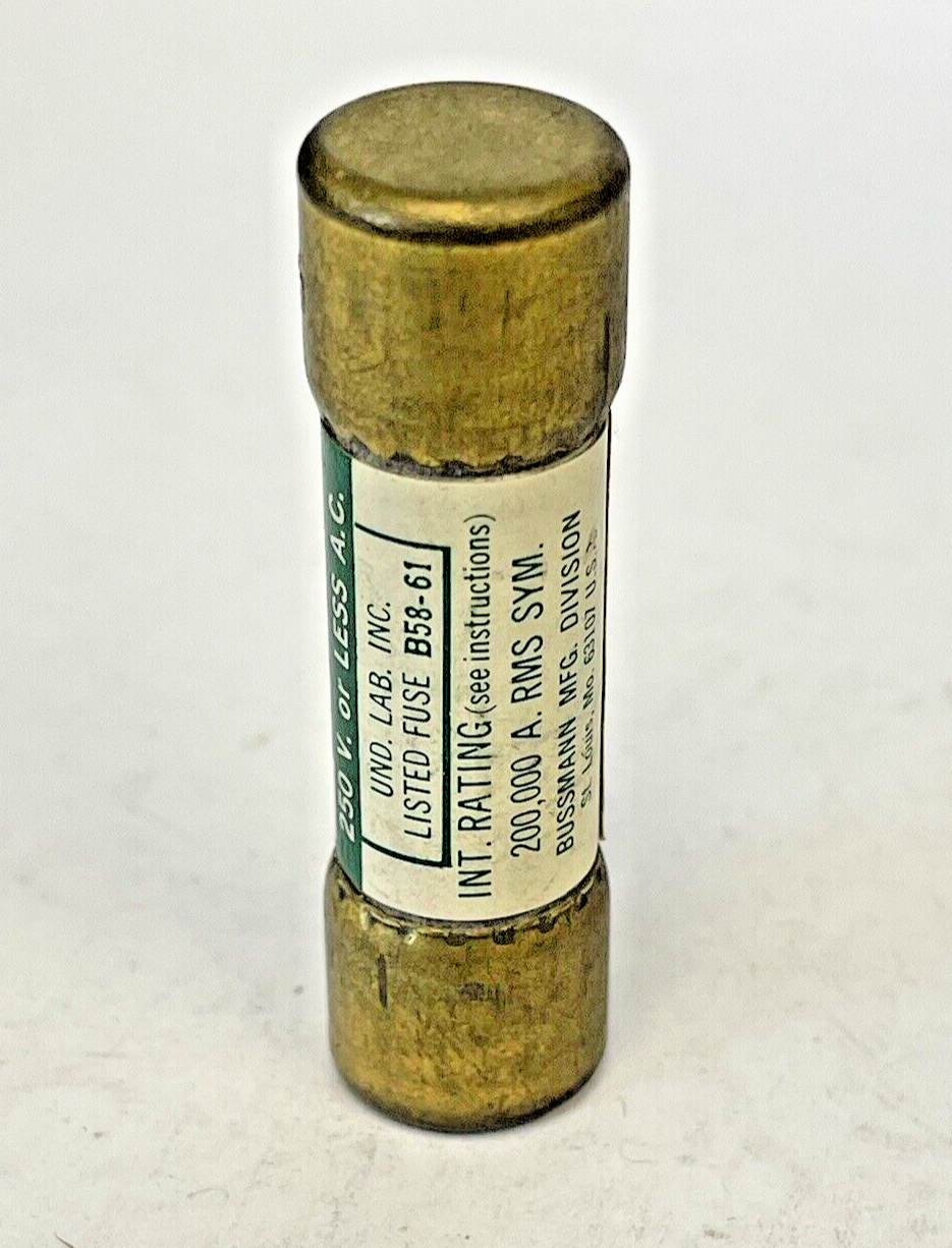 BUSSMANN - *BOX OF 3* - KTN 15 - 15 AMP, 250 VAC, FAST ACTING, CLASS K13