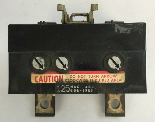 GE TFK226T125 TRIP UNIT 125 AMP 2 POLE0