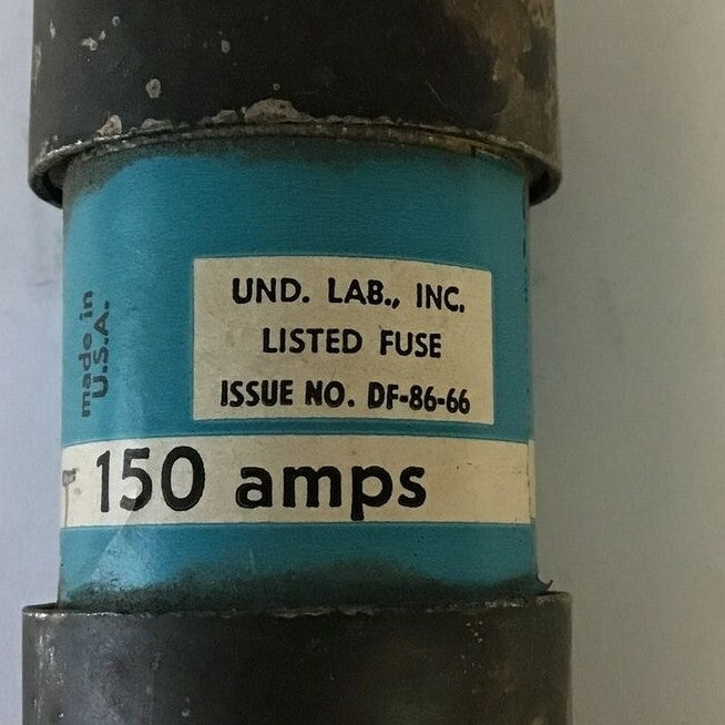 GENERAL ELECTRIC GF8B150 CURRENT LIMITING FUSE 600VAC 150A CLASS J 3