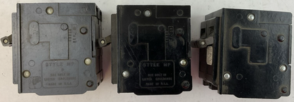 MURRAY / CROUSE-HINDS MP230 CIRCUIT BREAKER 30AMP 2POLE 120/240VAC (LOT OF 3)2