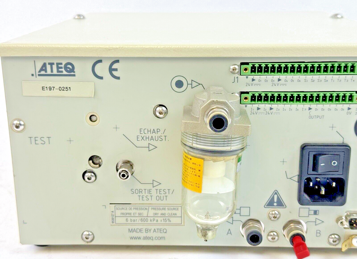 ATEQ - PREMIER G - 9530243 C - G5 COMPACT LEAK DETECTOR/CONTINUOUS FLOW DETECTOR10