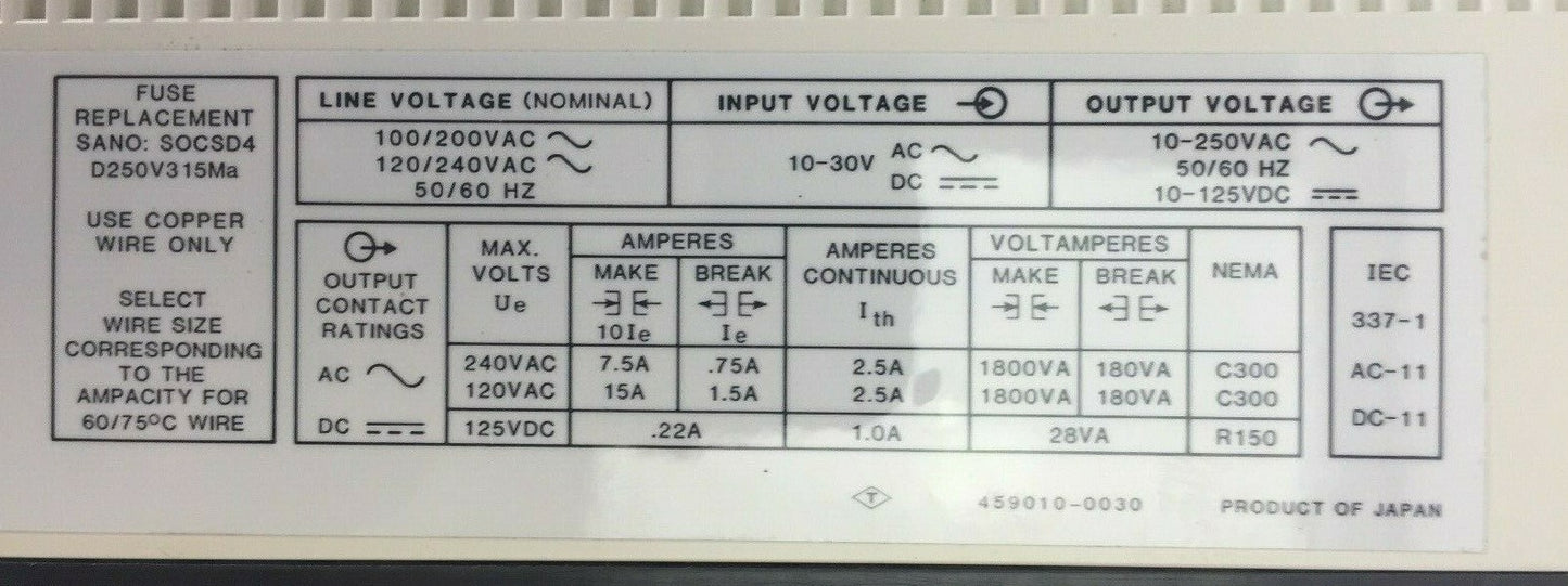 ALLEN BRADLEY 1745-E103 SLC 100 PROGRAMMABLE CONTROLLER  LINE VOLTAGE 100/200VAC2