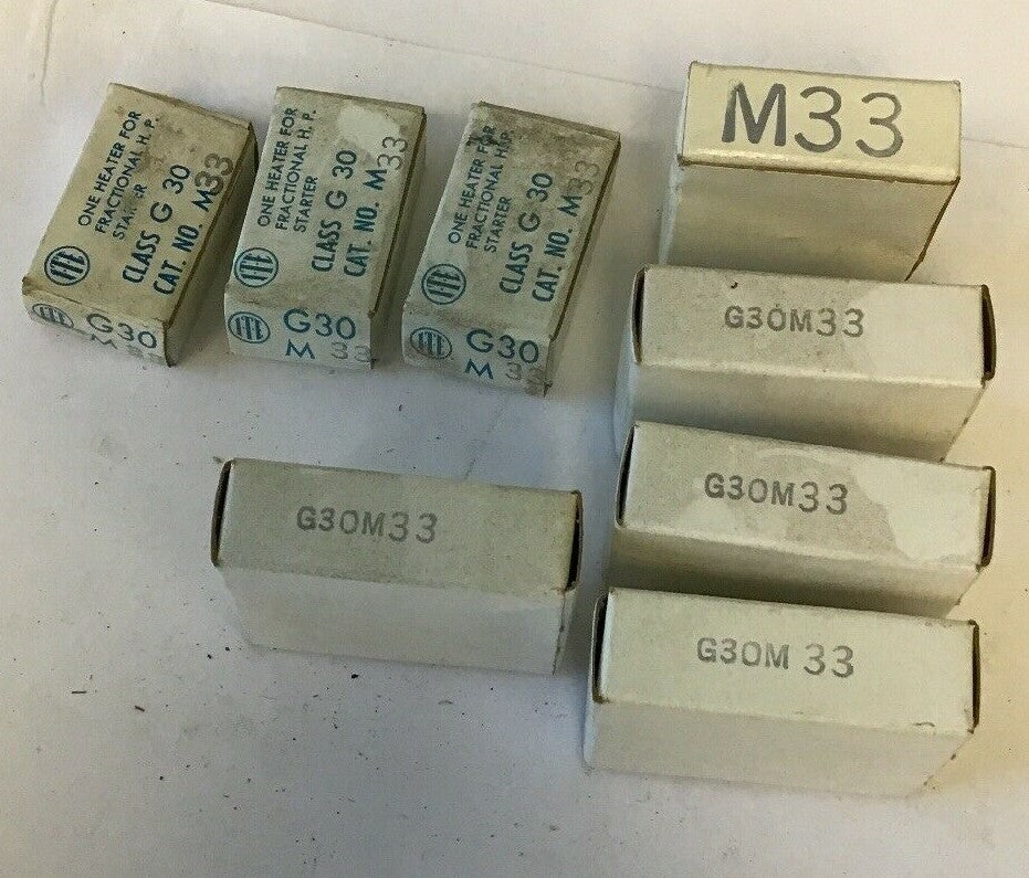 ITE M33 HEATER CLASS G30***LOTOF8***4