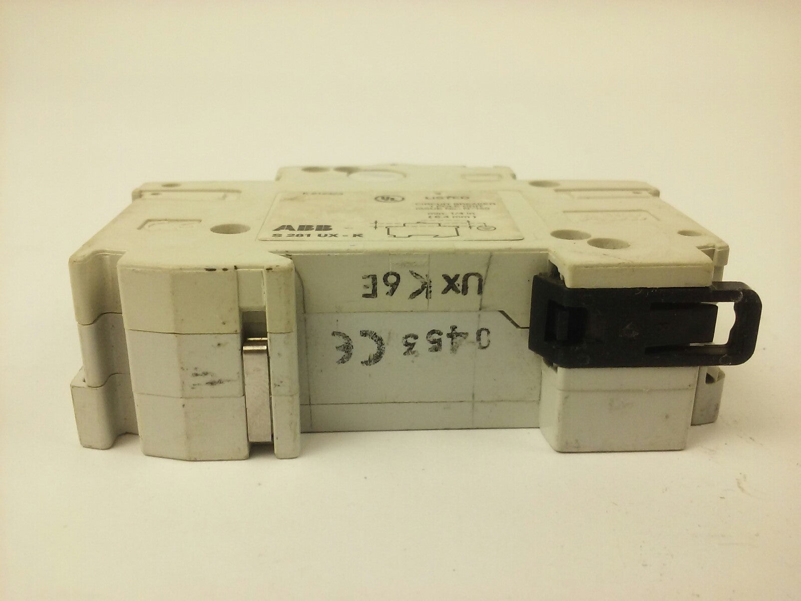 ABB, S281UX, S281UX-K6A, CIRCUIT BREAKER, 1P, 240V, 50/60HZ,14KA,6A, NEW SURPLUS5