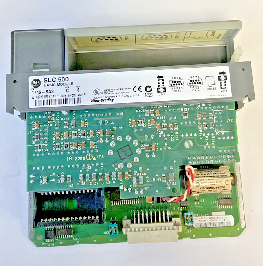 ALLEN BRADLEY 1746-BAS BASIC MODULE SER.C FRN60