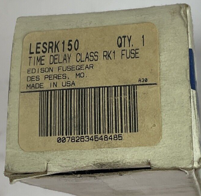 EDISON LESRK150 FUSE CLASS RK1 300VDC 600VAC1