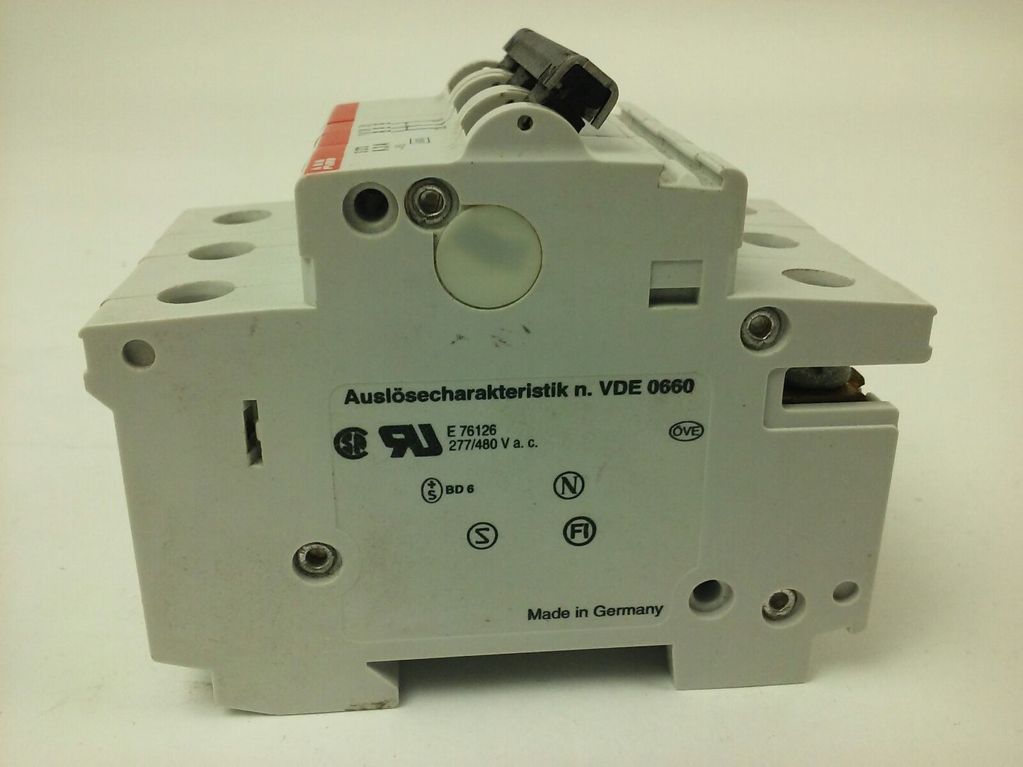 ABB, S273-K3A, CIRCUIT BREAKER, 3P, 277/480VAC, 3AMP, VDE0660, NEW SURPLUS1