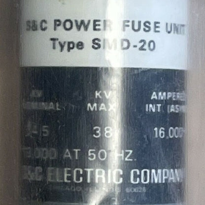 S&C 734125R2 SMD-20 POWER FUSE UNIT 38KV 125E AMP1